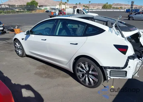 2025 Tesla Model 3 Long Range All-Wheel Drive from USA, damaged, VIN 5YJ3E1EB6SF938863